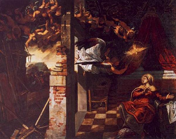 The Annunciation, Jacopo Robusti Tintoretto